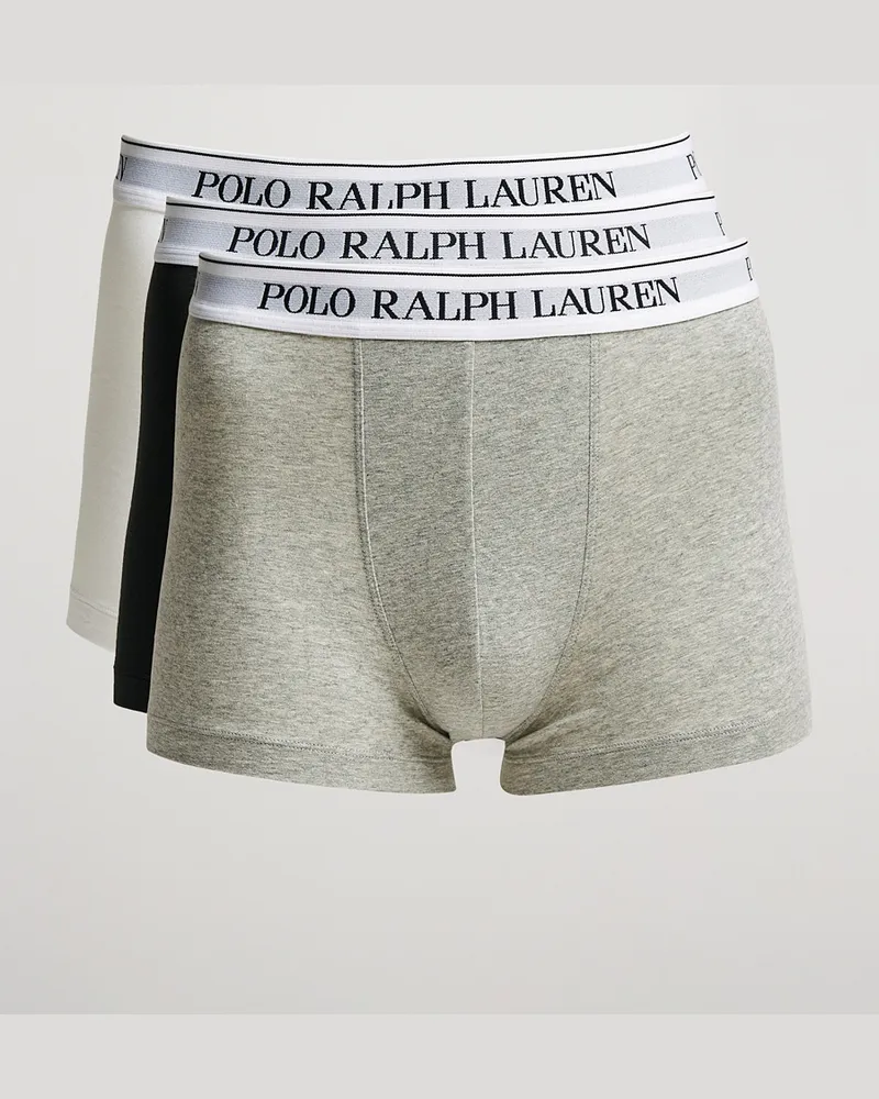 Ralph Lauren 3-Pack Trunk Andover Heather/Black/White Weiß