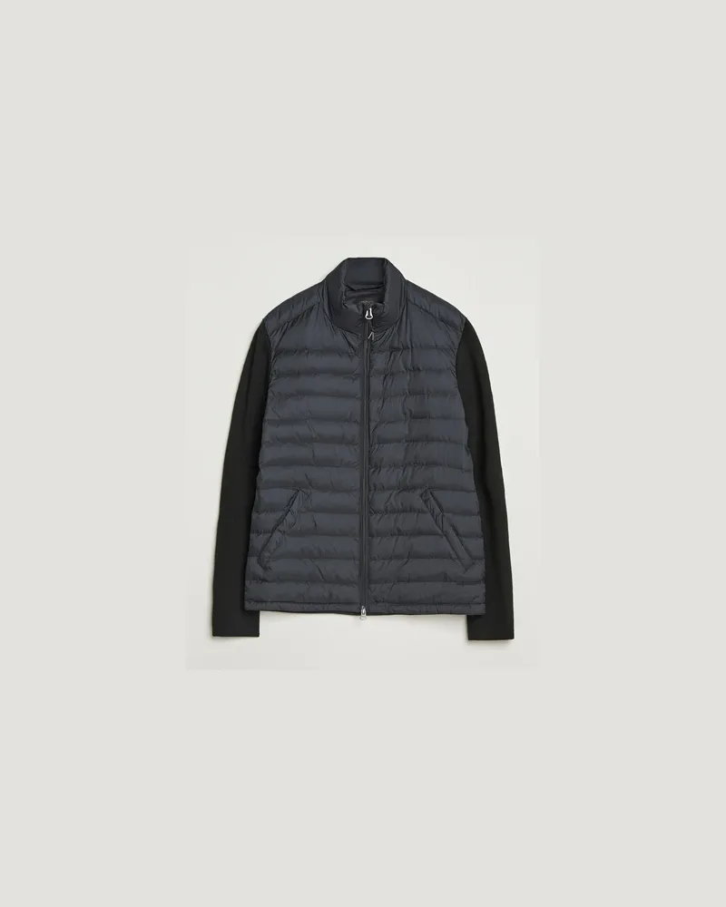 Gant Mixed Media Hybrid Jacket Black Schwarz