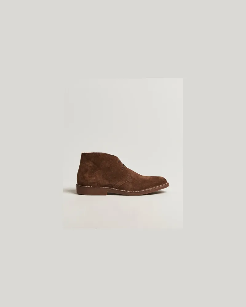 Loake 1880 Sahara Suede Chukka Dark Brown Braun