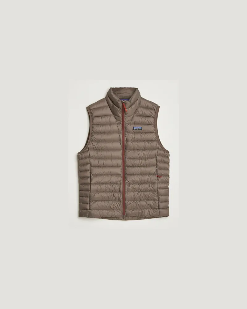 Patagonia Down Sweater Vest Marlow Brown Braun