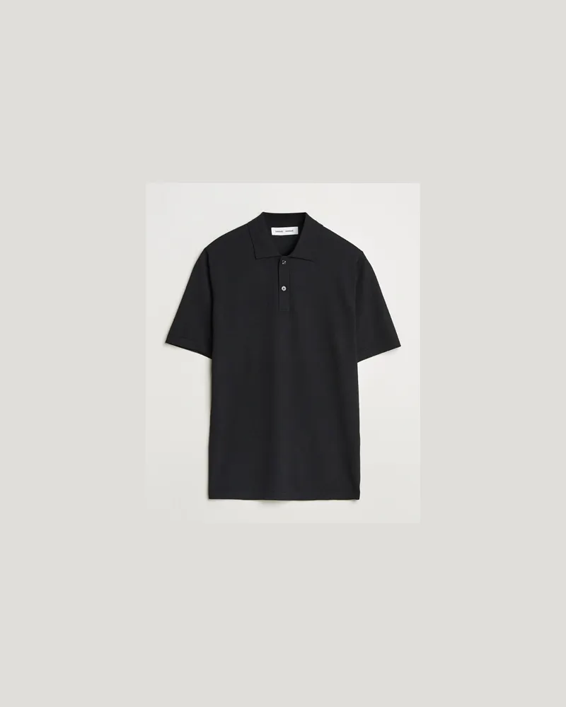 Samsøe & Samsøe Sarown Knitted Polo Black Schwarz