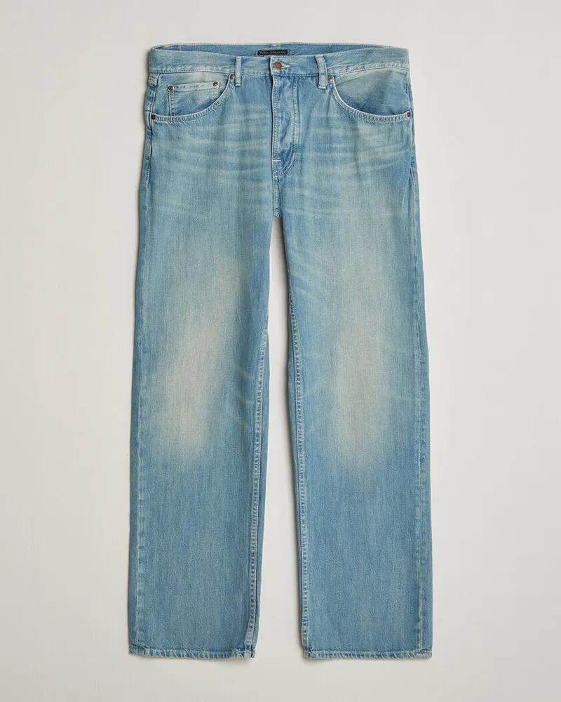 Nudie Jeans Tuff Tony Jeans Drift Wood Blau