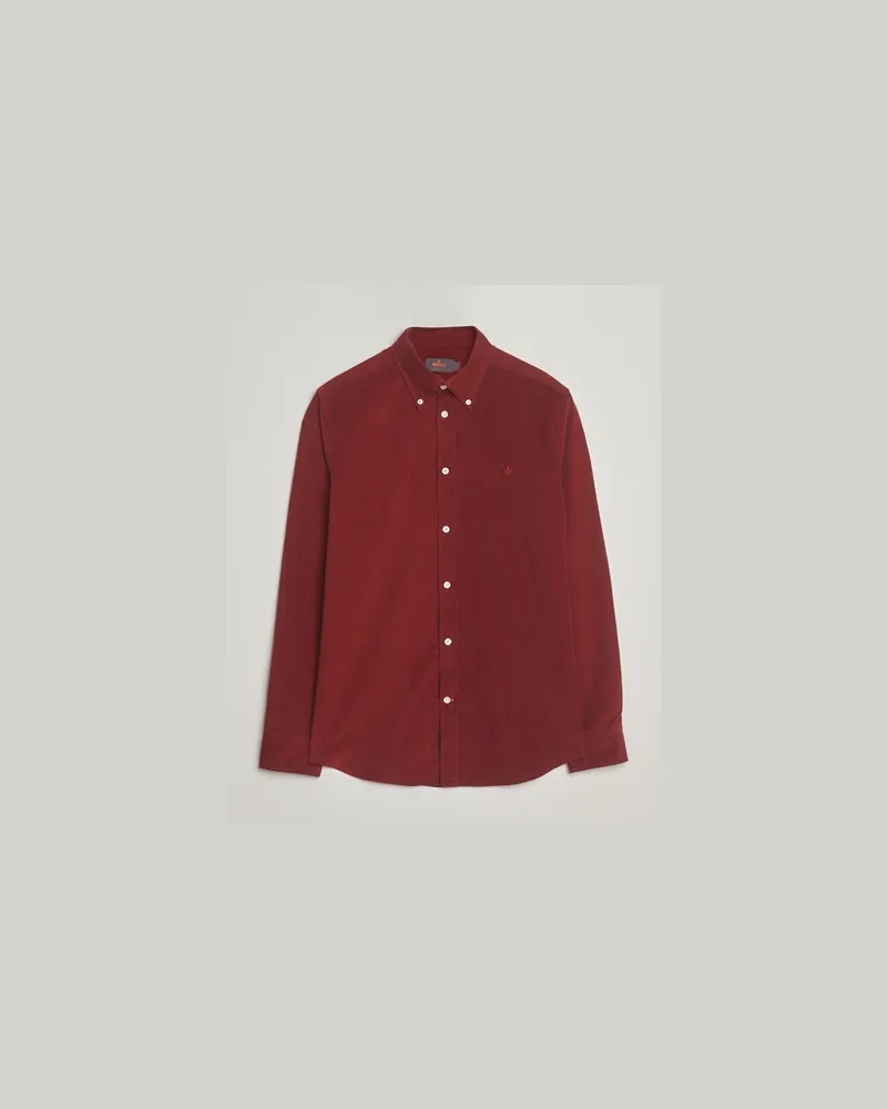 Morris Douglas Corduroy Shirt Red Rot