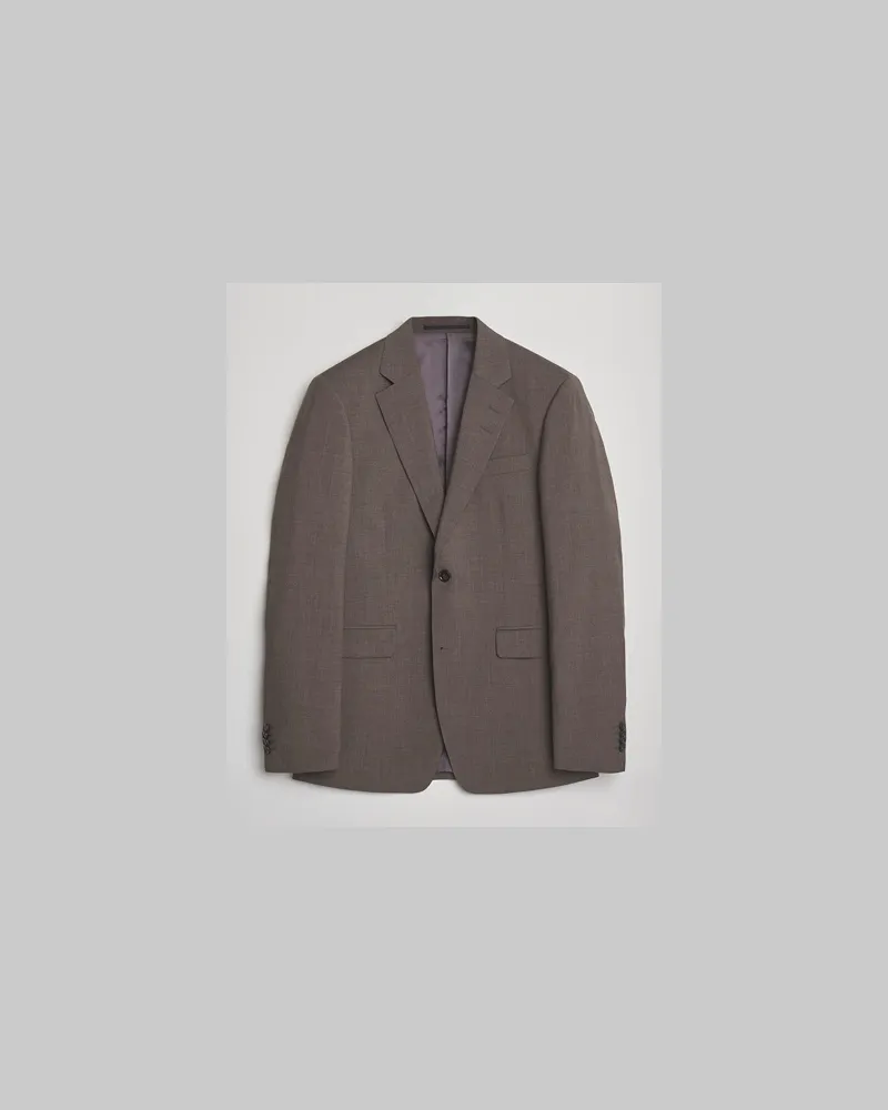 Tiger of Sweden Justin Wool Suit Blazer Mud Braun
