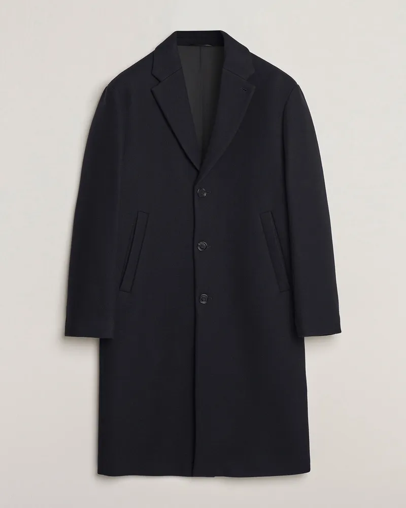 Filippa K London Wool Coat Navy Blau