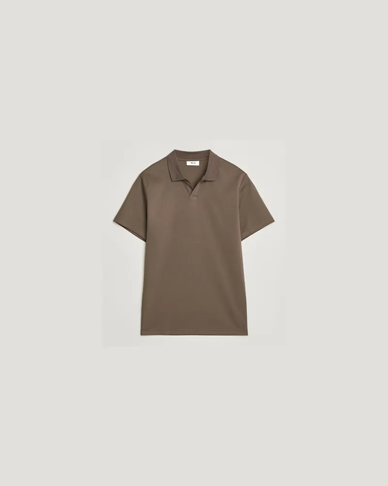 NN 07 Paul Mercerized Polo Mable Husk Grün