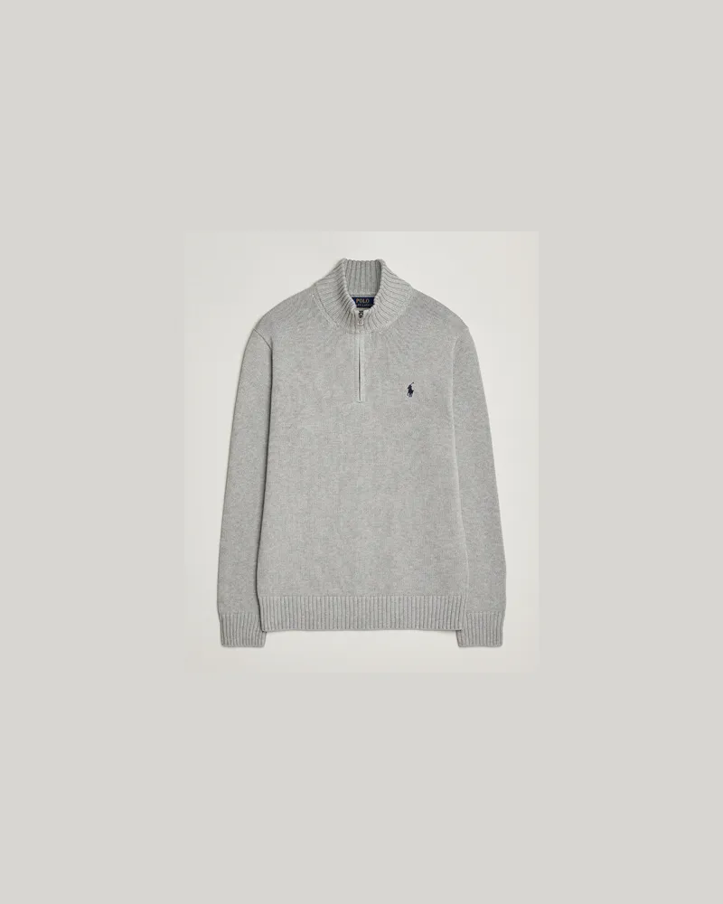 Ralph Lauren Polo Ralph Lauren Cotton Pullover Half Zip Andover H Grau