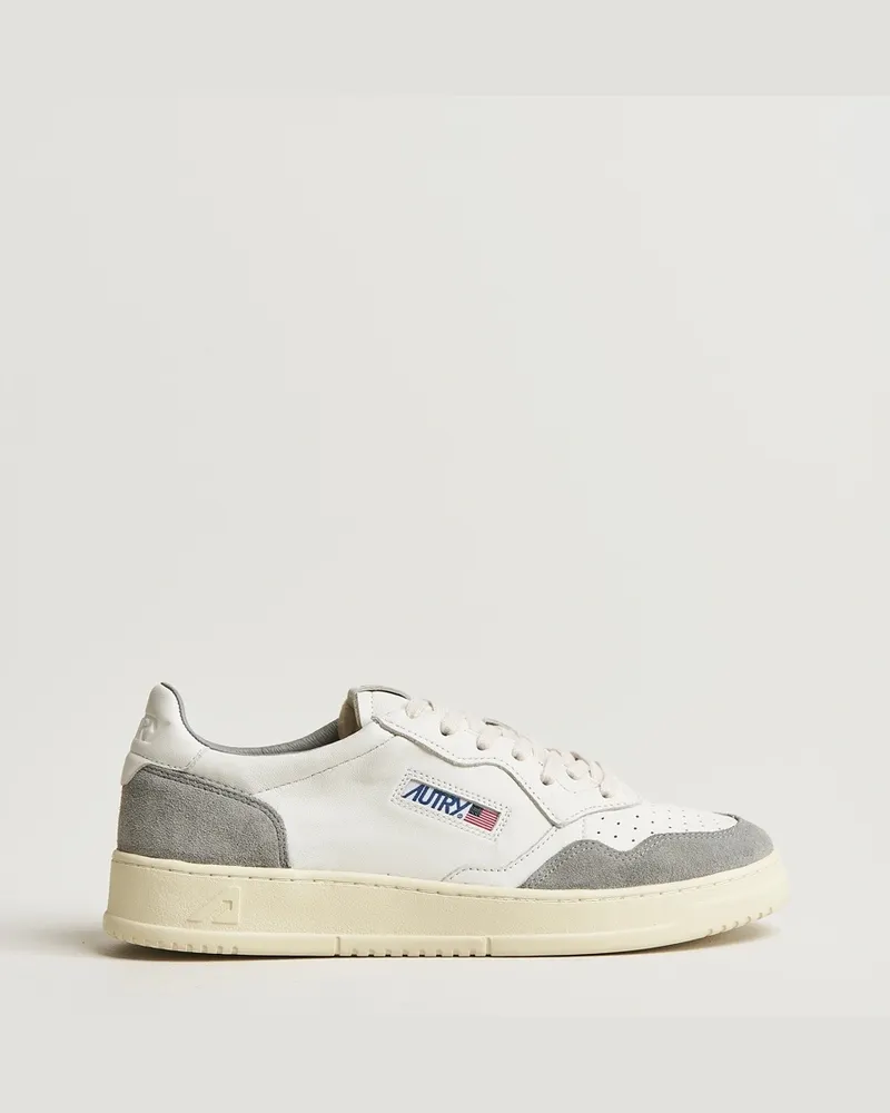 AUTRY Medalist Low Sneaker White/Grey Weiß
