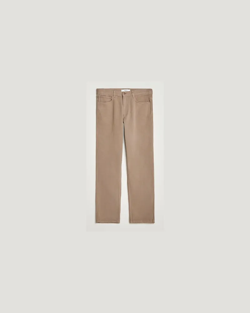 Palmes Coarse 5-Pocket Trousers Fossil Braun