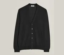 Bradrick Extra Fine Merino Cardigan Black