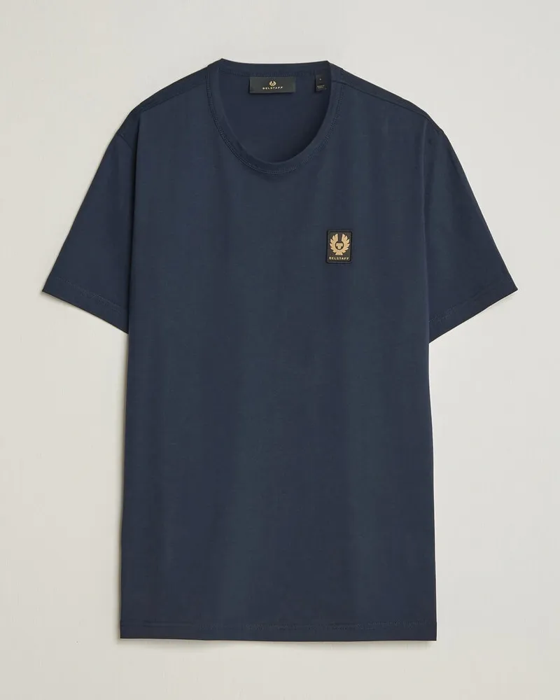 Belstaff Signature Crew Neck T-Shirt Dark Ink Blau