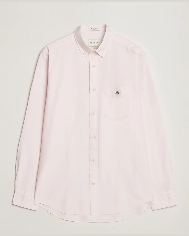 Gant Regular Fit Oxford Shirt Light Pink Rosa