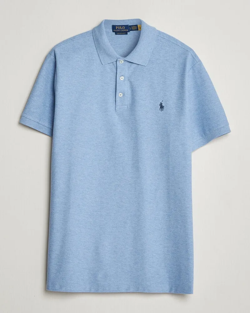 Ralph Lauren Honeycomb Texture Polo Isle Heather Blau