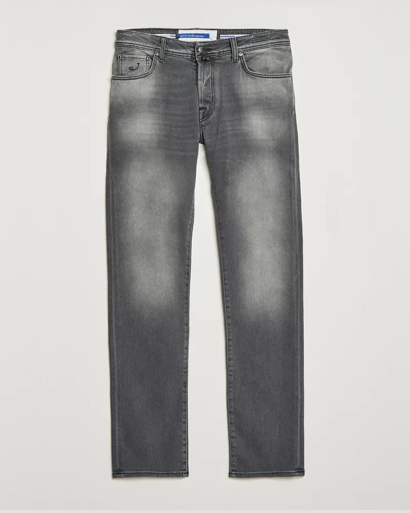 Jacob Cohën Nick 622 Slim Fit Stretch Jeans Black Medium Wash Grau
