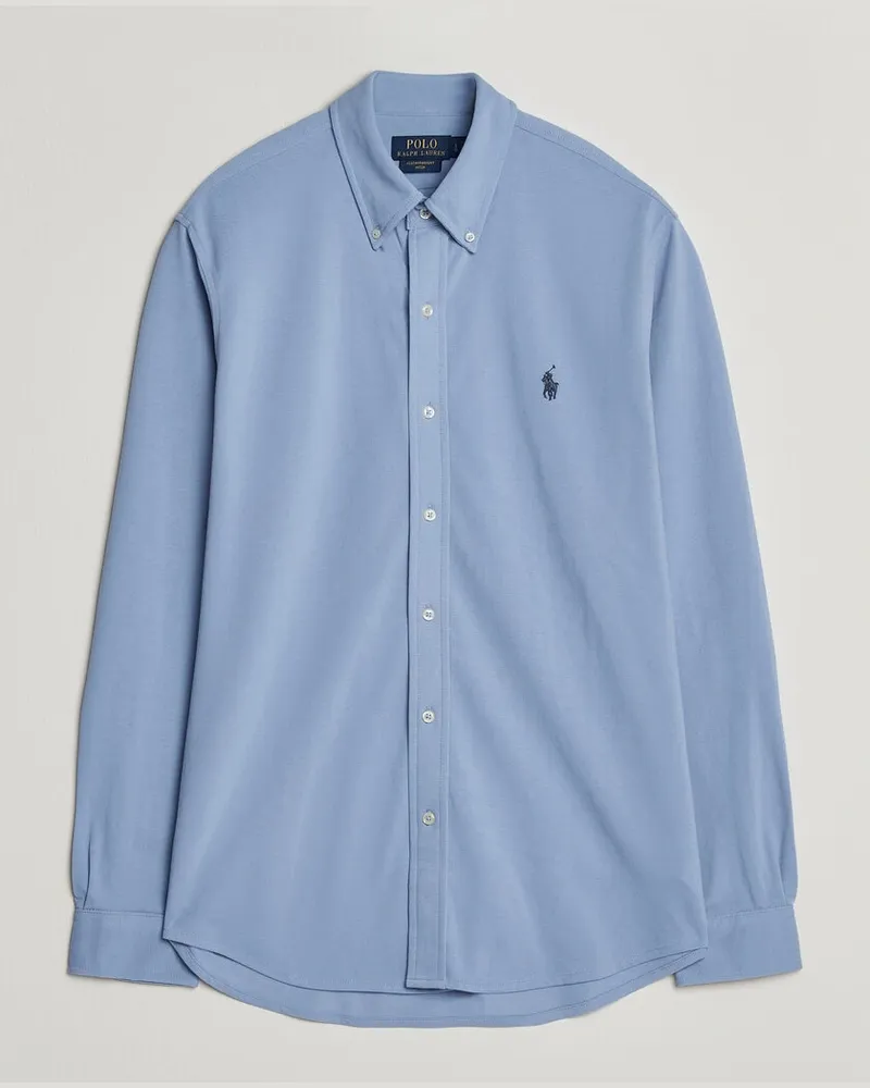 Ralph Lauren Featherweight Mesh Shirt Dress Shirt Blue Blau