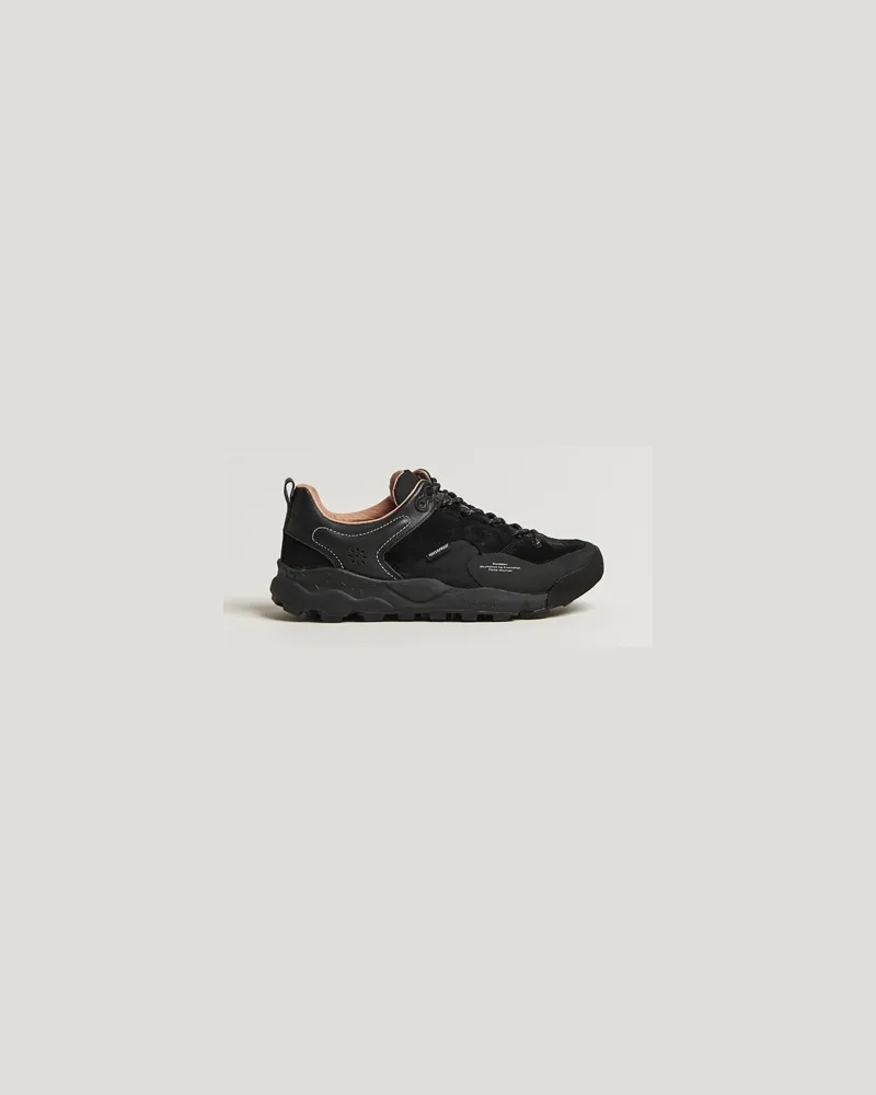 Flower MOUNTAIN Back Country Suede/Leather Sneaker Black Schwarz