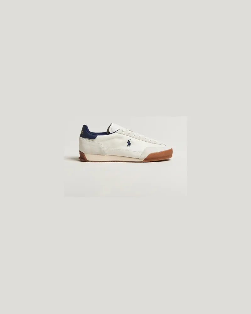 Ralph Lauren Hester Sneakers Deckwash White/Navy Weiß