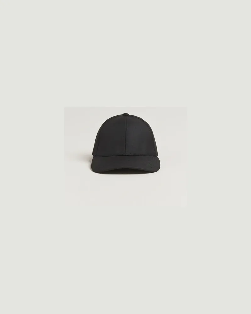 Varsity Headware Wool Tech Baseball Cap Black Schwarz