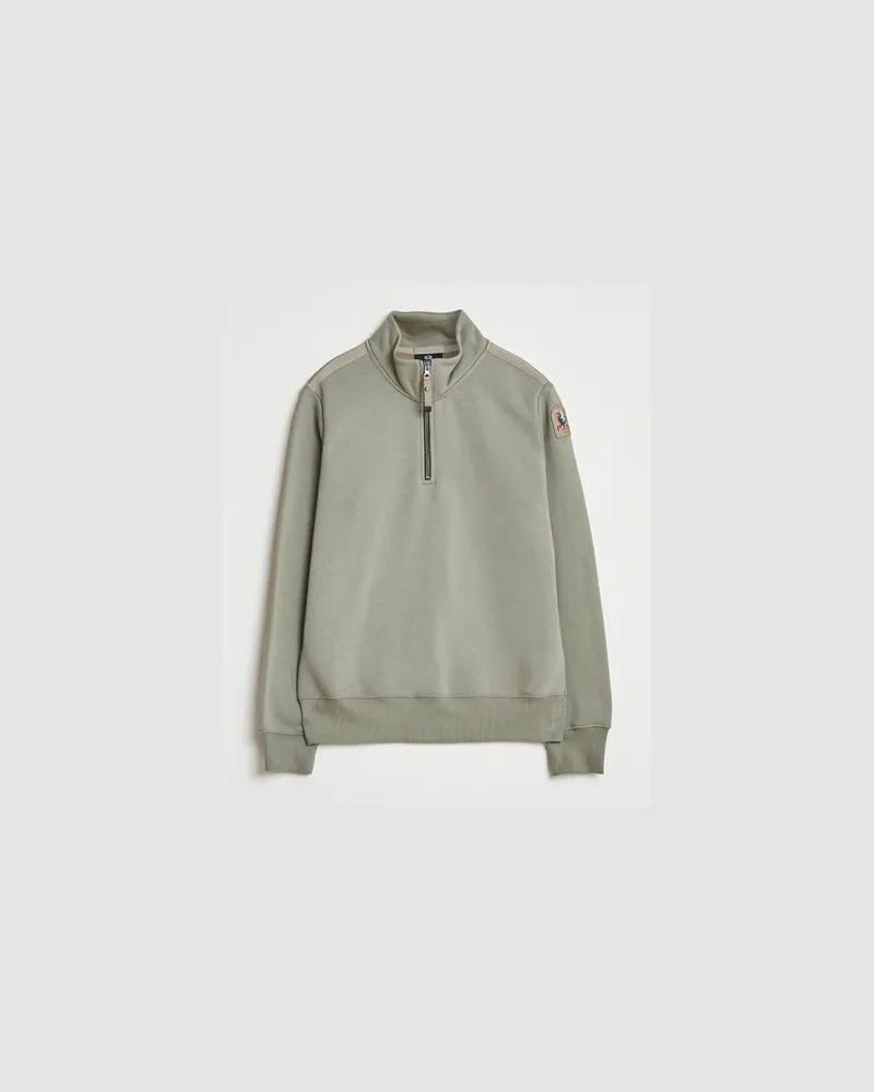 Parajumpers Broad Peak Super Easy Half Zip Sweatshirt Nowhere Grün