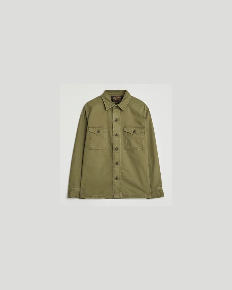 Filson Clarkston Brushed Jac Shirt Surplus Green Grün
