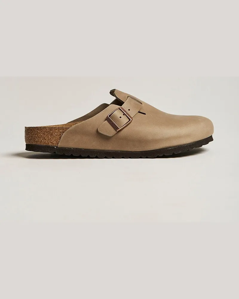 Birkenstock Boston Classic Footbed Tabacco Oiled Leather Beige