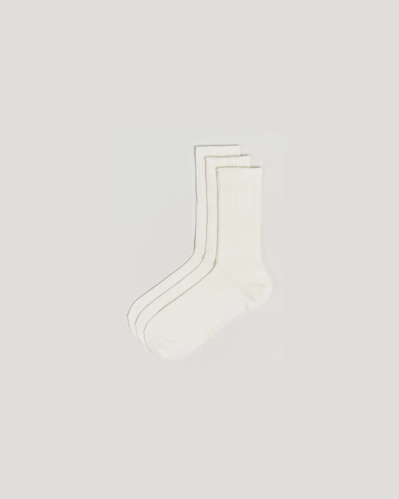 CDLP 3-Pack Tennis Socks White Weiß