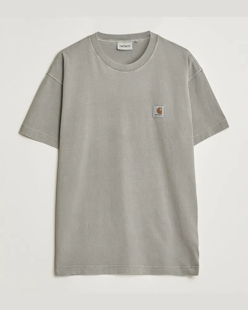Carhartt WIP Nelson Cotton T-Shirt Yosemity Grau