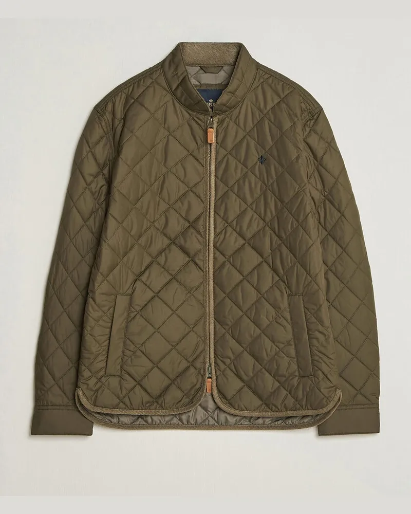 Morris Teddy Quilted Jacket Olive Grün