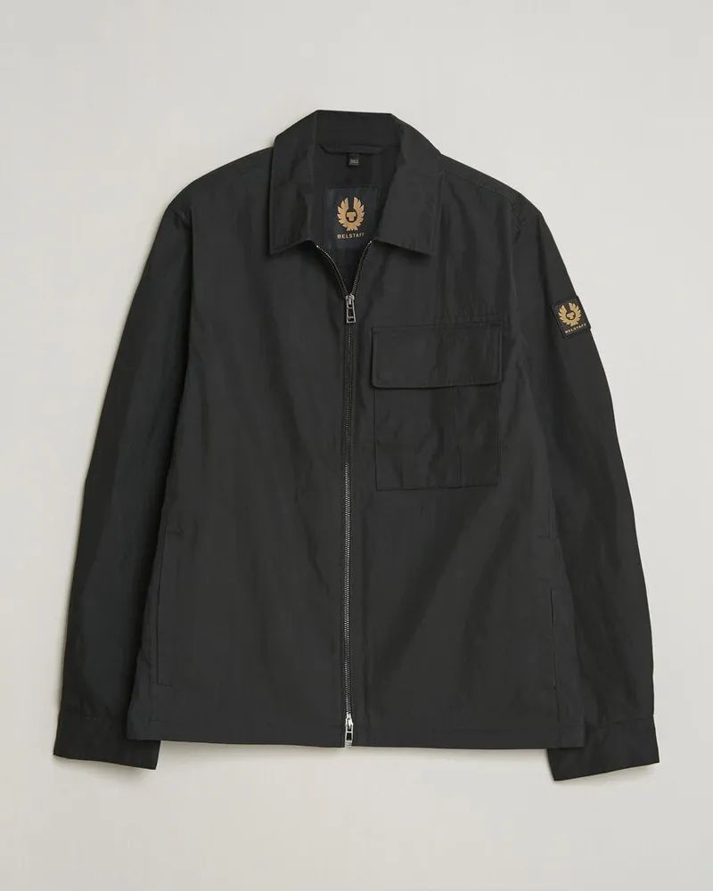 Belstaff Cargo Overshirt Black Schwarz