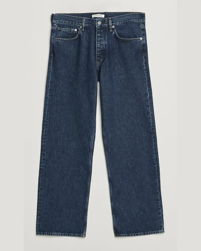 Sunflower Loose Jeans Blue Wash Blau