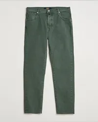 Incotex 5-Pocket Bull Denim Pants Dark Green Grün