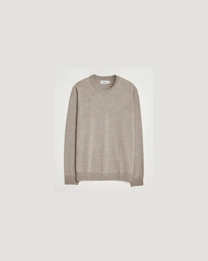 J.Lindeberg J.Lindeberg Keane Merino Crew Neck Brindle Melange Beige