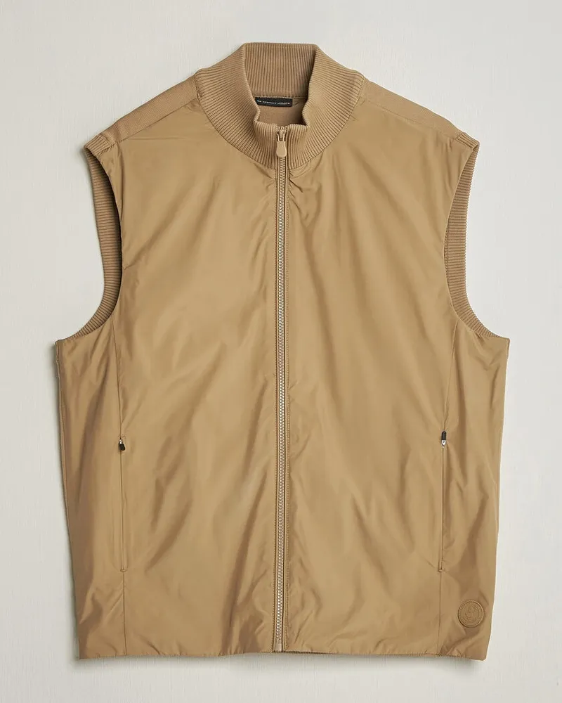 Save The Duck Orris Hybrid Vest Khaki Brown Blau