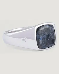 Tom Wood Kay Ring Larvikite Silber