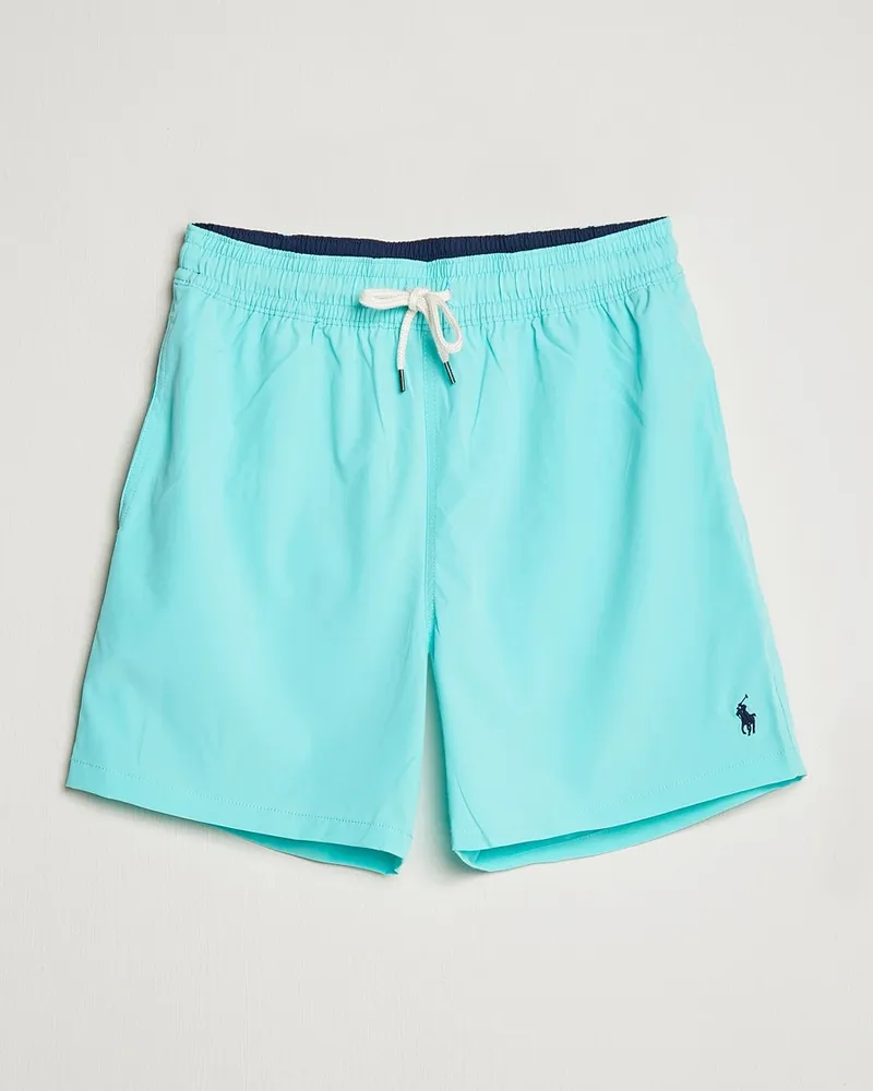 Ralph Lauren Traveler Boxer Swim Shorts Hammond Blue Blau