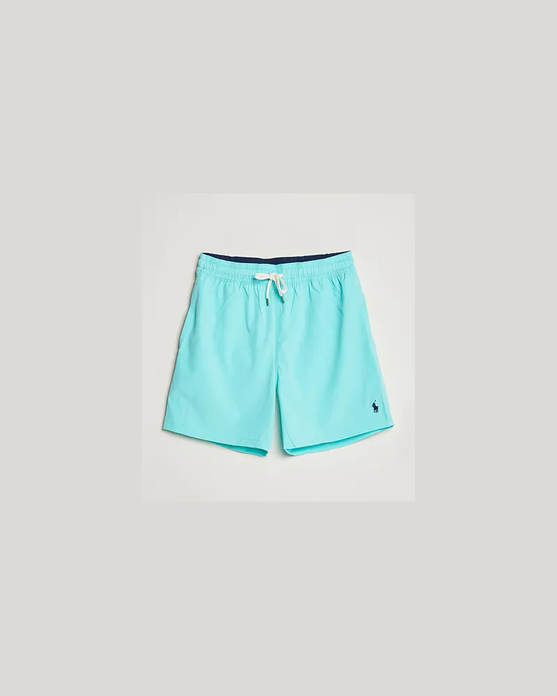 Ralph Lauren Traveler Boxer Swim Shorts Hammond Blue Blau