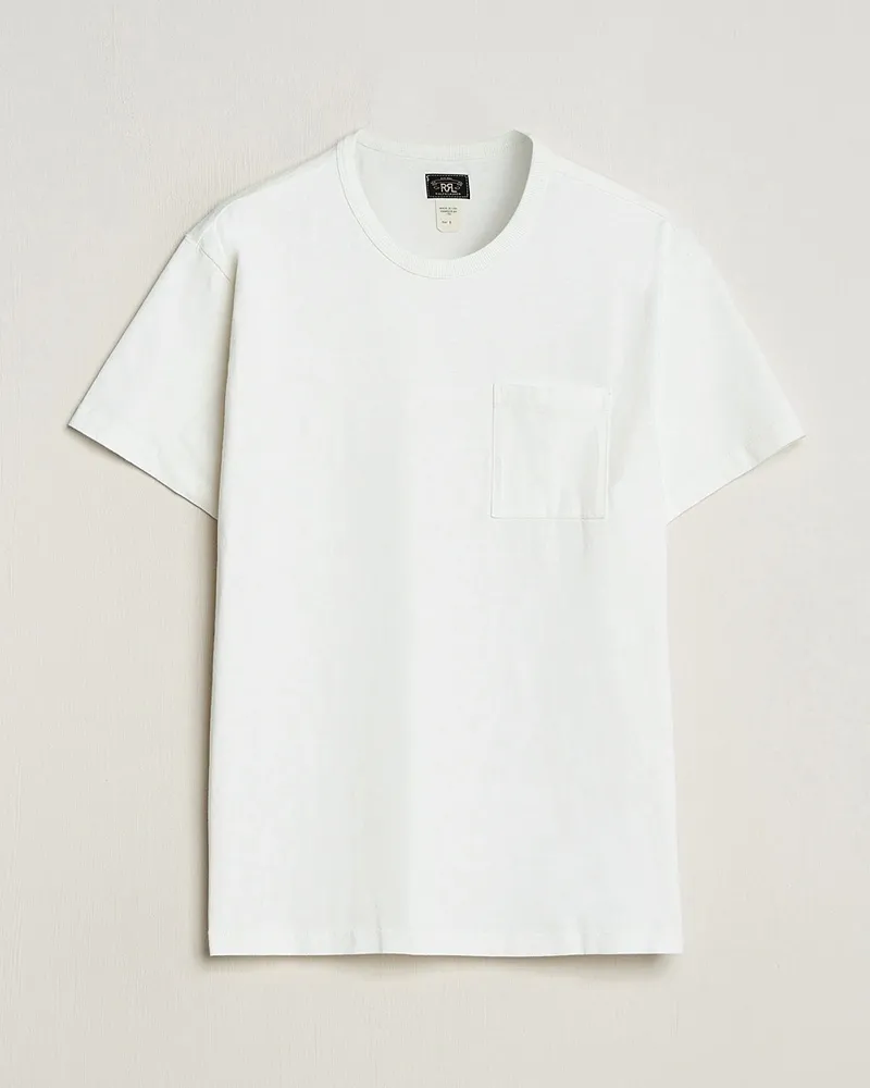 RRL 2-Packet Pocket Tee Warm White Weiß