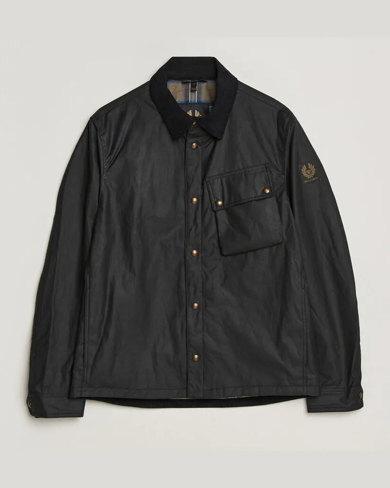 Belstaff Ground Wax Jacket Black Schwarz