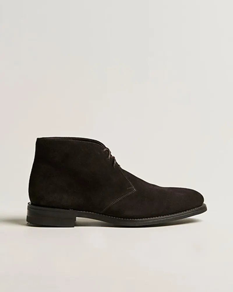 Loake 1880 Pimlico Chukka Boot Dark Brown Suede Braun