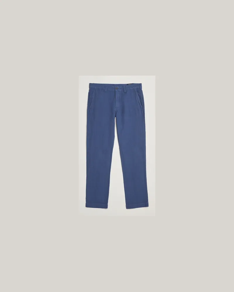 Ralph Lauren Bedford Cotton/Linen Straight Fit Pants Old Royal Blau