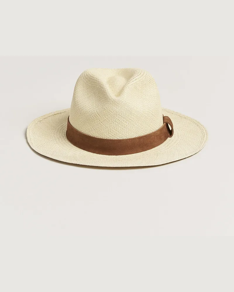 Ralph Lauren Straw Hat Natural Beige