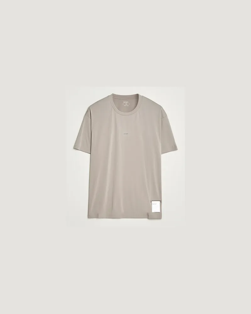Satisfy AuraLite T-Shirt Aluminium Grau