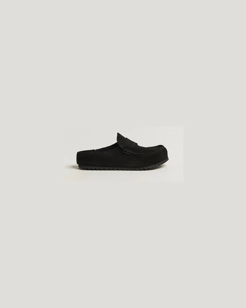 Birkenstock Naples Black Suede Schwarz