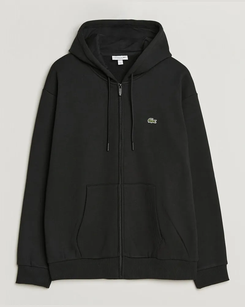 Lacoste Full Zip Hoodie Black Schwarz