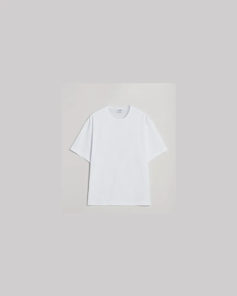 Filippa K Heavy Cotton Crew Neck T-Shirt White Weiß