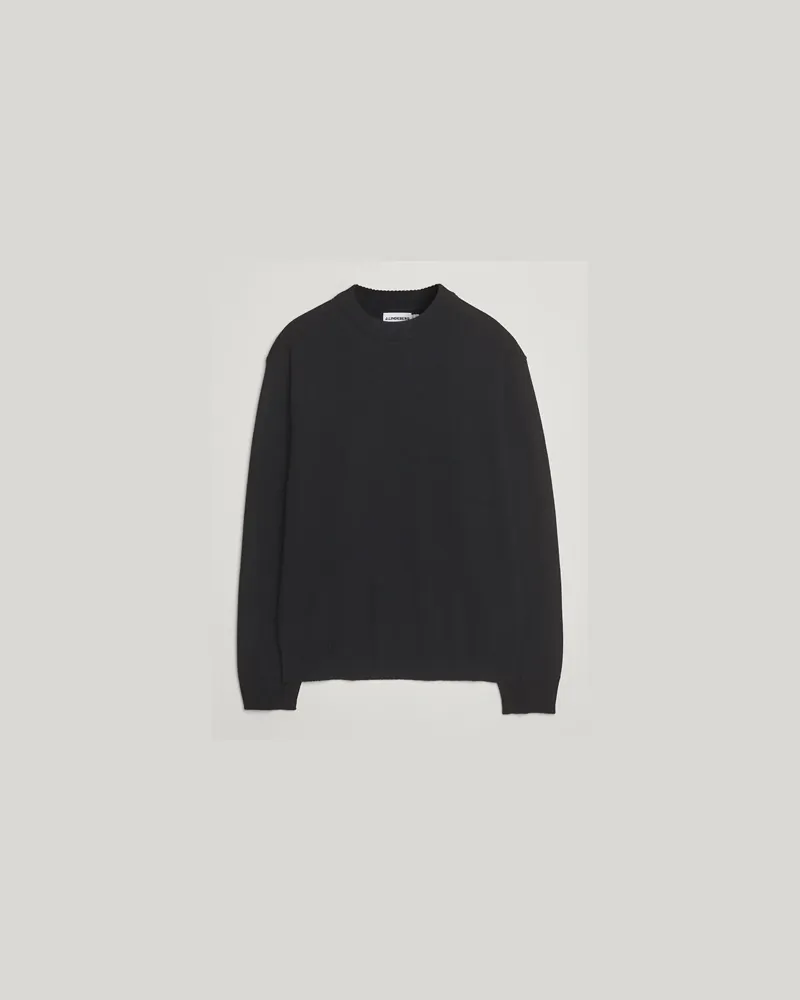 J.Lindeberg Kino Merino Crew Neck Black Schwarz