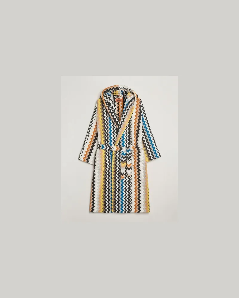 Missoni Home Best Bathrobe Black Multi Mehrfarbig