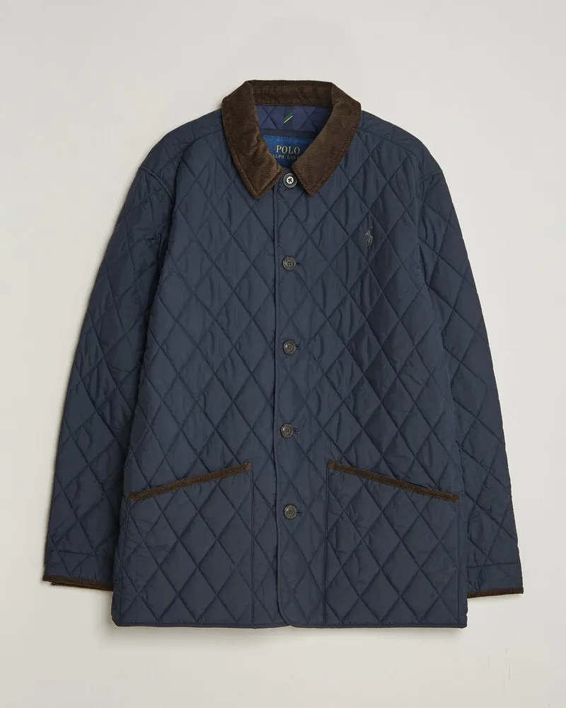 Ralph Lauren Litchfield Barn Jacket Collection Navy Blau