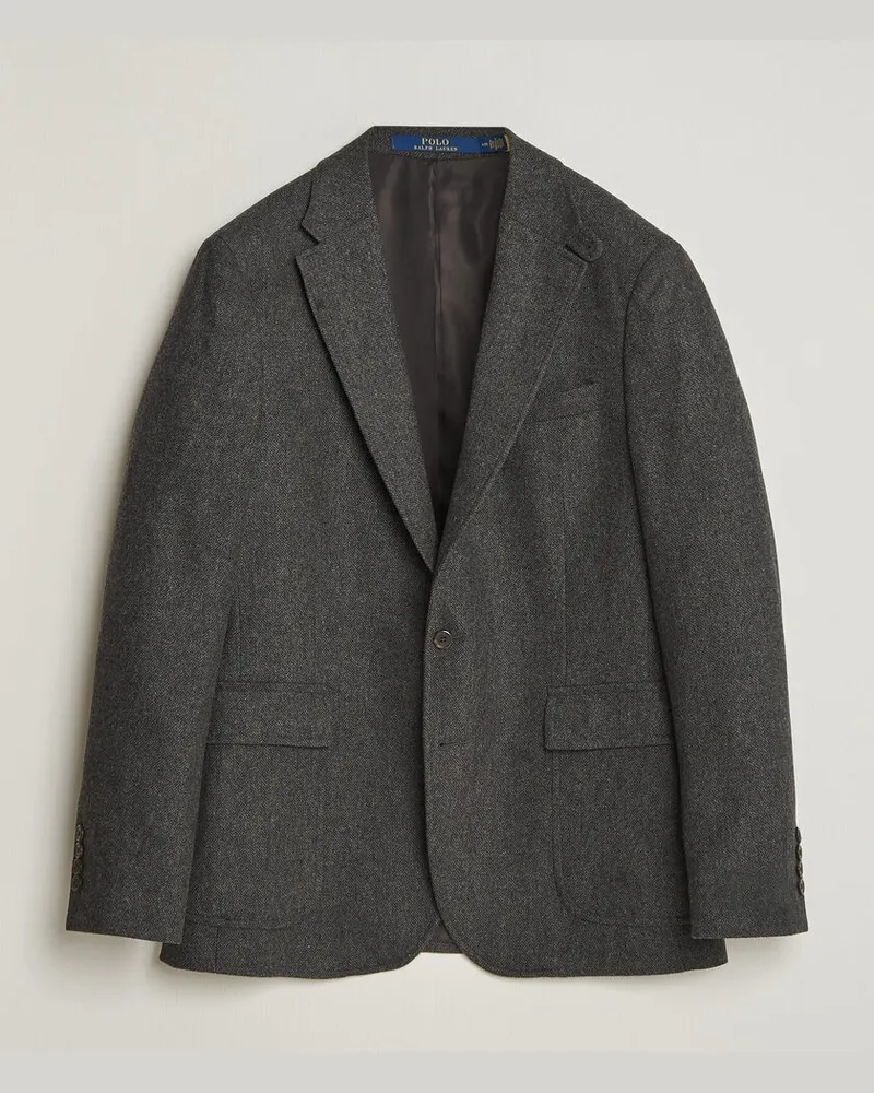 Ralph Lauren Tonal Broken Twill Sportcoat Charcoal Grau