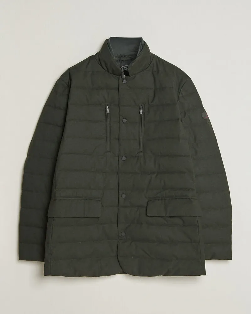 Save The Duck Felipe Padded Flannel Jacket Green Black Grün